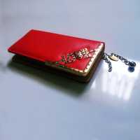 Red Hand Strap Love Women's Wallet