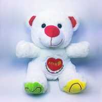 My Cute Love Written White Plush Teddy Bear Medium Size 25 cm