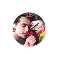 Personalized Round Wall Clock with Picture