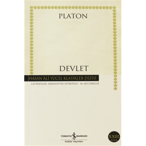 Devlet Hasan Ali Yücel Klasikleri  Platon Eflatun