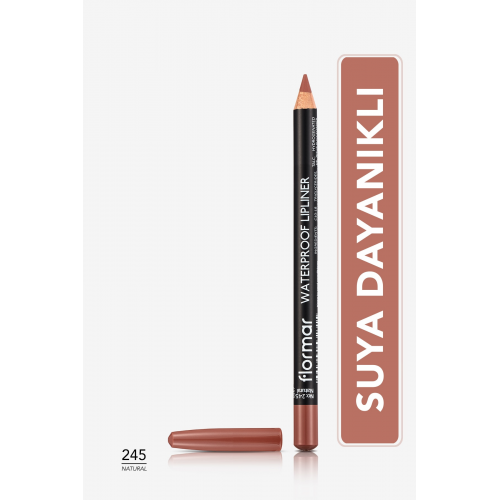 Suya Dayanıklı Dudak Kalemi (DOĞAL KOYU KAHVE) - Waterproof Lipliner - -245 Natural - 8690604567607