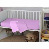 Brillant Baby Elastic Combed Cotton Linen Pink 70x140 cm