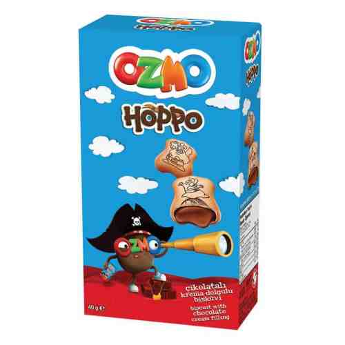 Ozmo Hoppo Bisküvi Çikolatalı 40 G