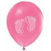 BALON BASKILI 12 İNC 1+1 AYAKİZİ METALİK PEMBE PK:100 KL:50