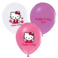 Balloon Printed Licensed 12 Inch 4+1 Hello Kity Pk:12 Kl:48