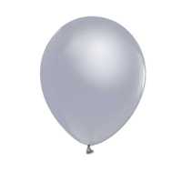 Balloon Metallic 12 Inch Silver Pk:100 Kl:50