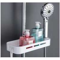 Bathroom Shower Organizer Plastic Soap Dispenser