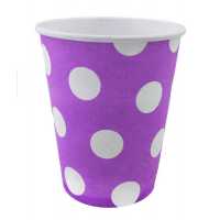 Cup Carton Point Purple 8Oz P8-100