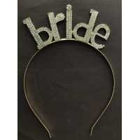 Bride To Be Gold Color Metal Crown