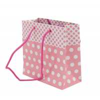 Bag Carton Tiny Size Points 11X11 Pink Pk50 Kl:30