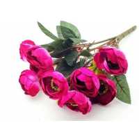 Floral Hand Bouquet Peony Velvet Fuchia Pk:1 Kl:240