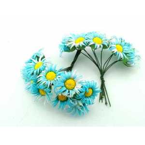 Flower Daisy Blue Pk:100 Kl:100