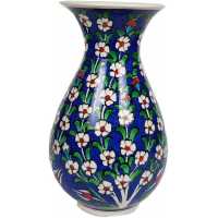 Tile Embroidered Handmade Ceramic Vase