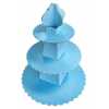 CUP CAKE STANDI PİRAMİT MODELİ DÜZ RENK MAVİ PK:1 KL:60