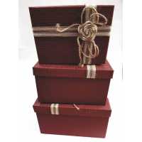 Rectangle Design Gift Boxes of 3