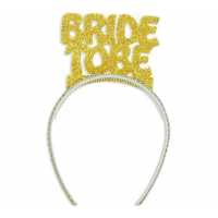 Evadan Silvery Bride To Be Crown Gold Color