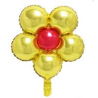 Foil Balloon Flower Model Gold18 Inc 40Cm Pk:1-200