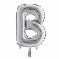 Foil Balloon Letter B Silver 40 Inch P1-200