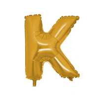 Foil Balloon Letter K Gold 40 Inch P1-200