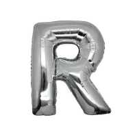 Foil Balloon Letter R 40 Inch Silver P1-200