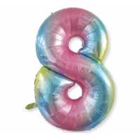 Foil Balloon Figure 8 40 Inch Color P1-200