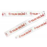 Bridal Bride Of The Year 6X2 Mt Ribbon Red Pk:1-300