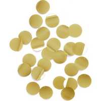 Gold Color Balloon And Table Confetti