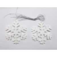 Snowflake Felt Christmas Tree Ornament 10 Pcs