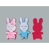 Felt Rabbit Blue P50-100