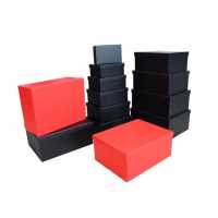 Red Black Gift Boxes of 10