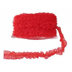 Ribbon Lace Red 4.2Cm P20Yard-100