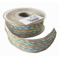 Ribbon Jute Cross Wick 2.5 Cm 10M Blue Pk:1 Kl:40