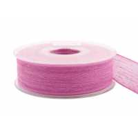 Ribbon Linen Nopel Model 2,5 Cm Purple P20M-40