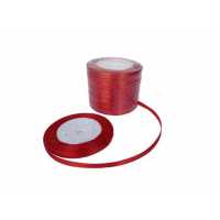 Ribbon Satin Red 1Cm 250Yard-60