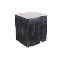 Table Edge Skirt And Finish Metallized Black P1-100