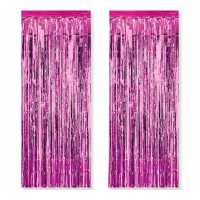 Metallized Background Decoration Hanging Local Fuchia Pk:2 Li Kl:50