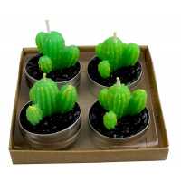 Candle Cactus Pk:4 Kl:144