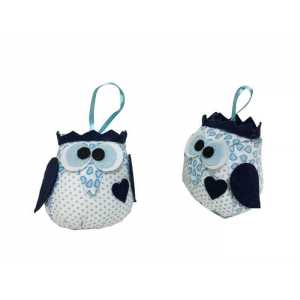 Plush Owl Blue (001) P12-480