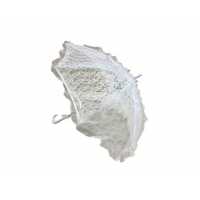 Umbrella Lace Embroidered White P1-60