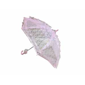 Umbrella Lace Embroidered Pink P1-60