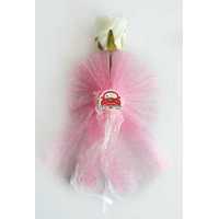 Ornament Rose Convoy Ornament Tulle Cream Pk:1 Kl:30