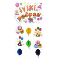 Süs Happy Birthday Set Double Sided Pk:1 Kl:100