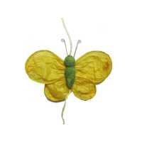 Ornamental Butterfly 5 Pieces Yellow P1-240