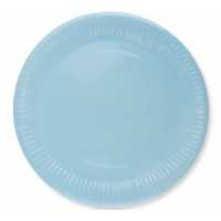 Plate Carton 23 Cm Blue Pk:8 Kl:24