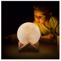 Wholesale 3D Stand Moon Night Light 15 cm