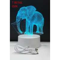 Wholesale 7 Color Changing Elephant Night Light