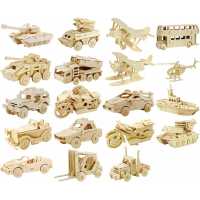 Wholesale Wooden 3D Model Puzzle