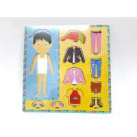 Wholesale Wooden Dress Up Game