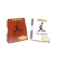 Wholesale Ataturk Wooden Cover Notebook