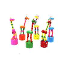 Wholesale Pressure Playing Wooden Giraffe Toy